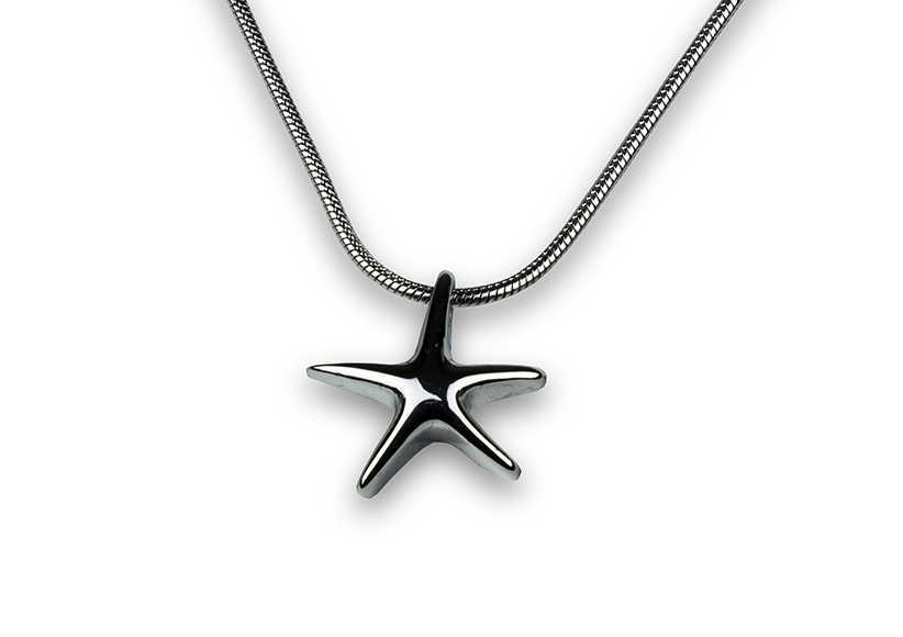 colgante estrella acero