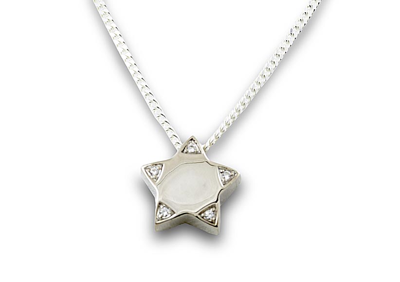 colgante estrella circonitas