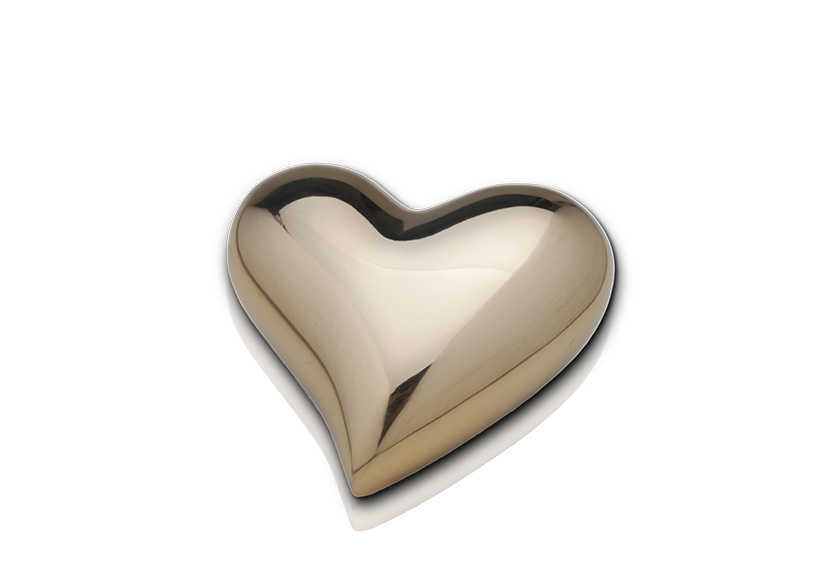 relicario corazón dorado