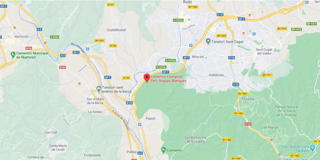 Mapa Roques