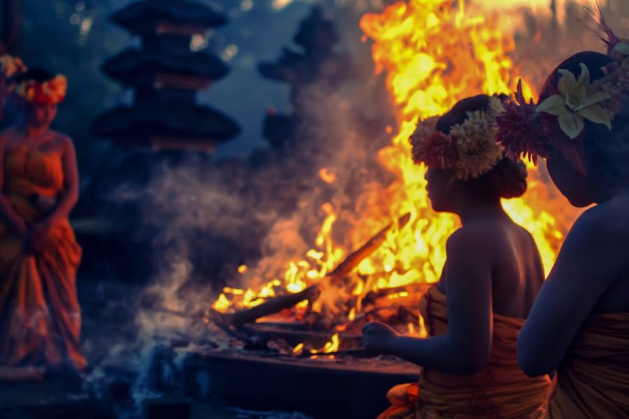 Fiesta de la cremación de Bali